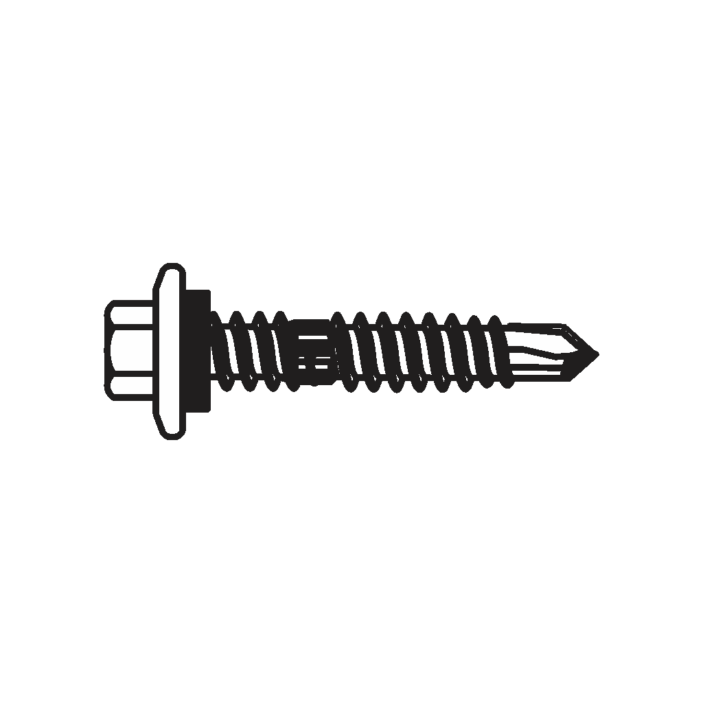 Zincalume Unpainted Screws
