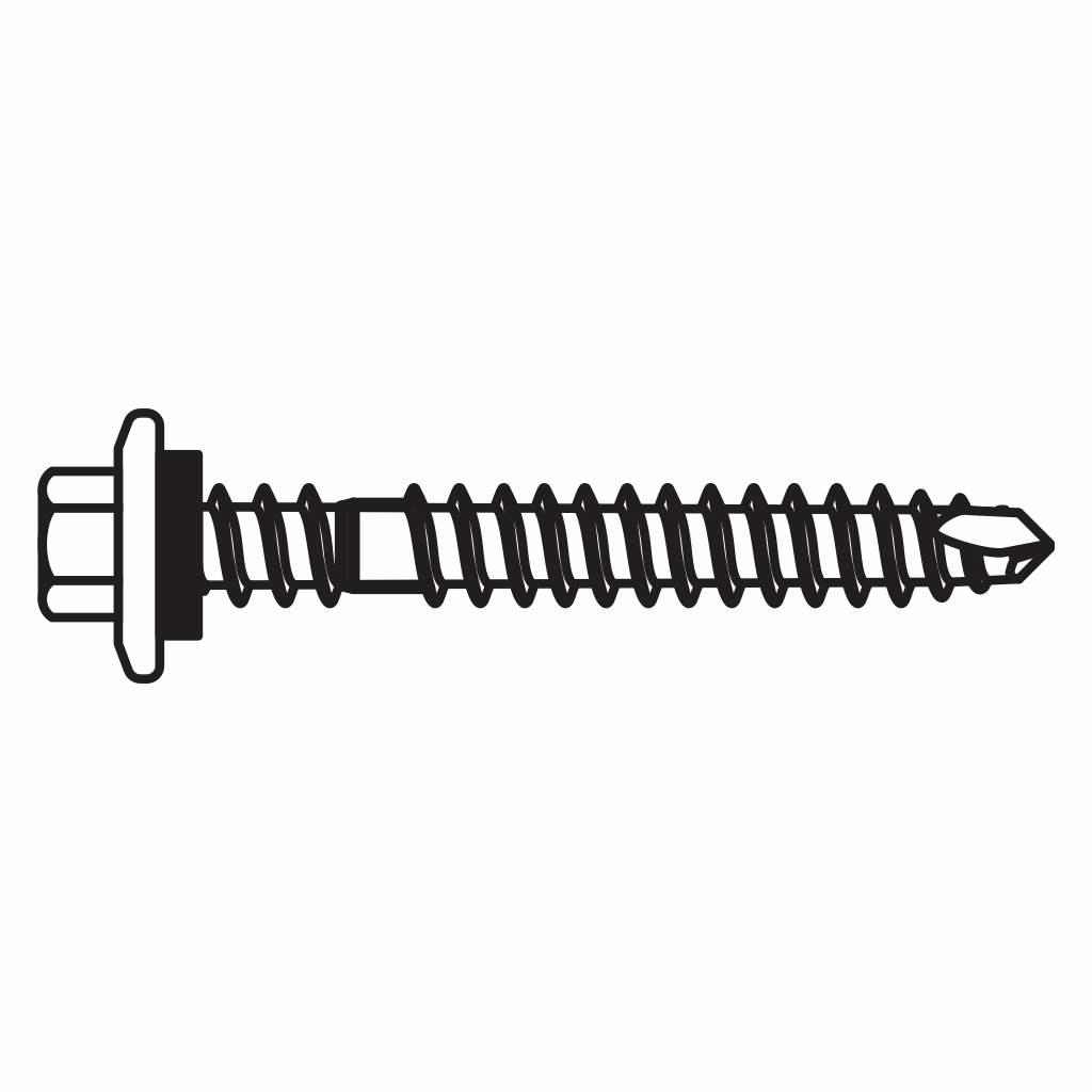 Lysaght Custom Orb Zincalume Unpainted Screws