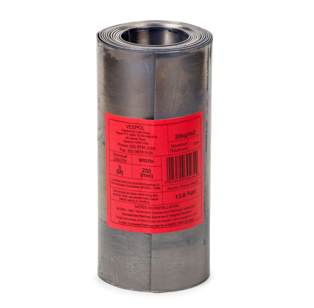 Copperised Lead Sheet/Flashing