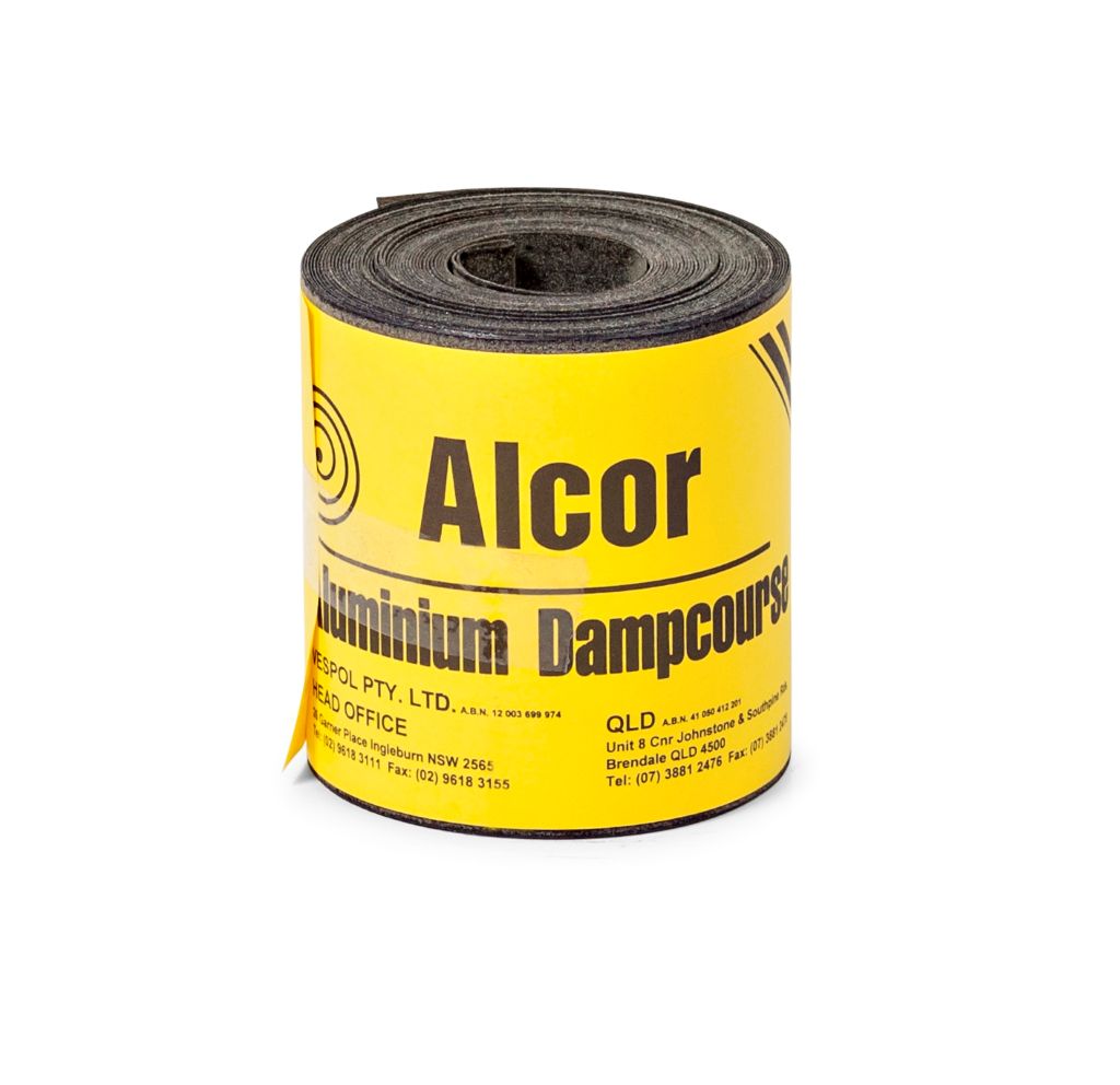 Alcor Bitumen Coated Aluminium Dampcourse