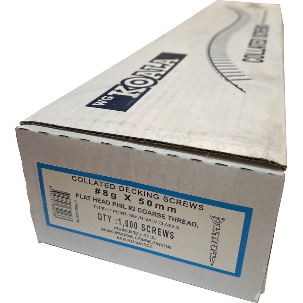 Koala Collated Screw Decking