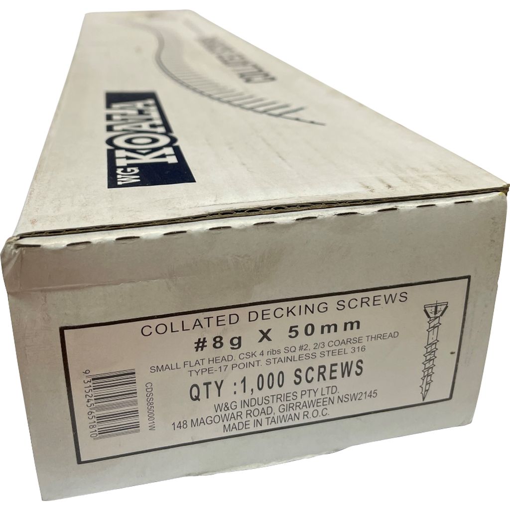 Koala Collated Screw Decking