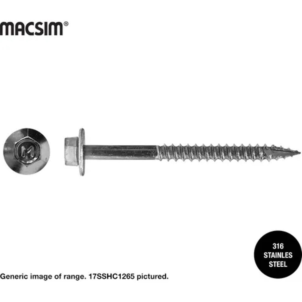Macsim Hex Washer Face Screw