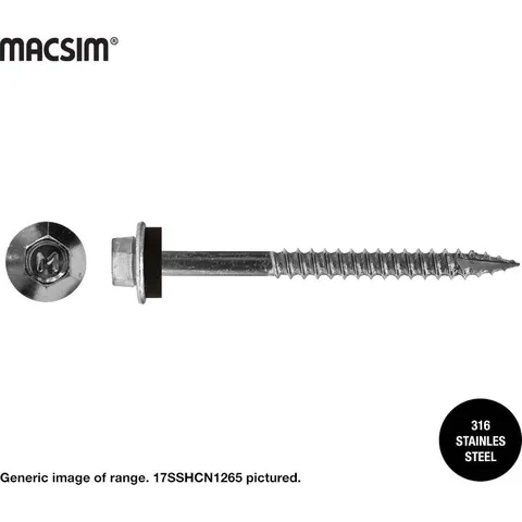 Macsim Hex Washer Face Screw