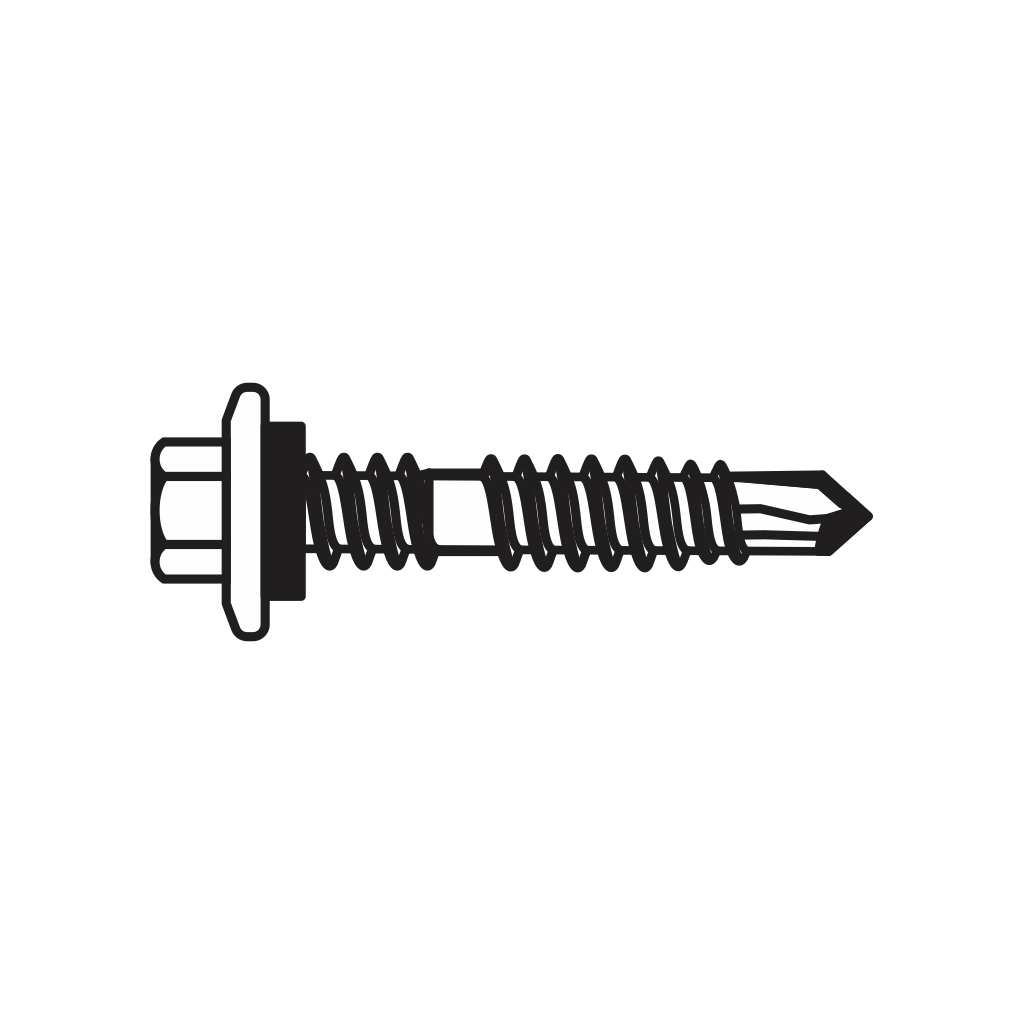 Lysaght Custom Orb Zincalume Unpainted Screws