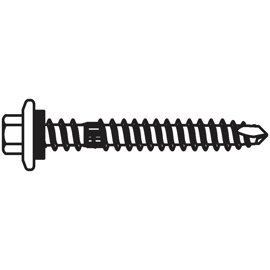 Zincalume Unpainted Screws