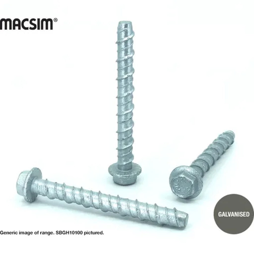 Macsim Concrete Screwbolt GALVANISED