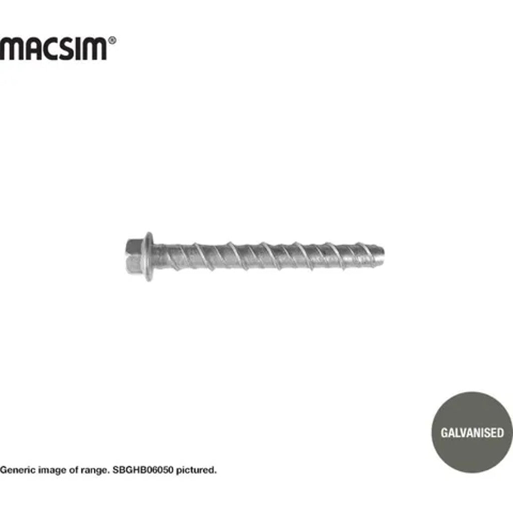 Macsim Concrete Screwbolt GALVANISED