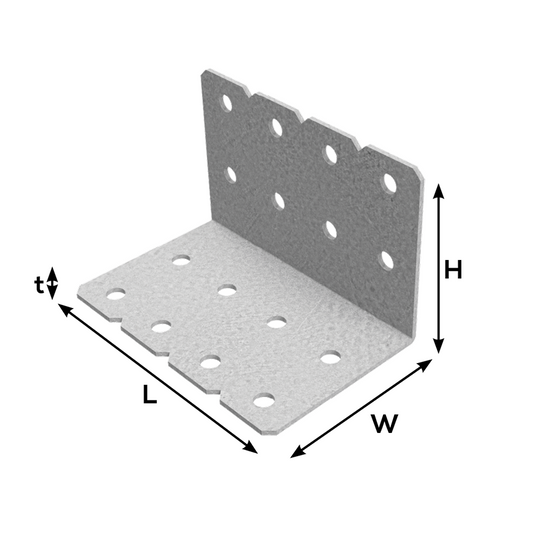 Angle Bracket - Heavy Duty 3.0mm / M10