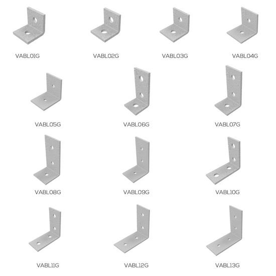 L-Type Bracket Galvanised | Tramin Building Supplies Sydney