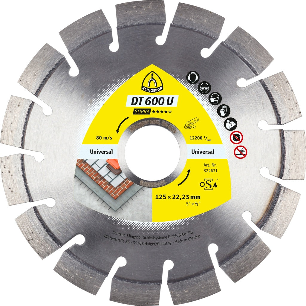 Klingspor Diamond Cutting Blades - DT Series