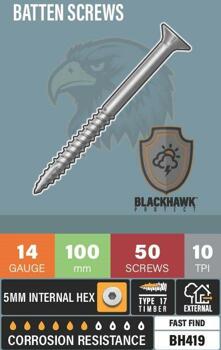 Screw Batten Blackhawk